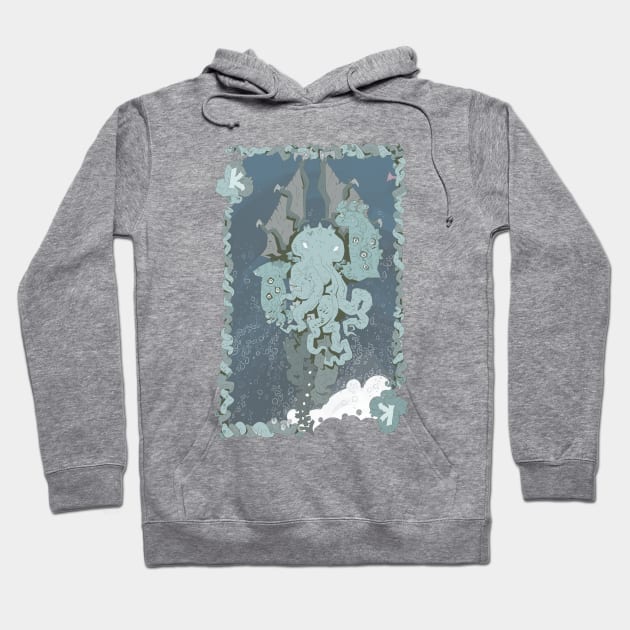 cthulhu king Hoodie by tinbott